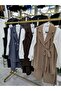 Side-Tie Pleated Detailed 3-Piece Blazer Set, Vest, Shirt, Pants - 4
