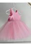 Girl's Glittering Pearl Design Birthday Wedding Party Dress