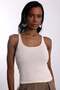 Stone U-Neck Ribbed Basic Athlete Top - 3