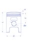 Piston PIAGGIO, diametru 40.00, STDA - 2