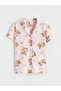 Esvab • Modern & Distinctive Teddy Bear Printed Girls' Shorts Pajama Set - 3