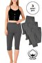 Women's 3-Pack Underwear Leggings - 90% Cotton