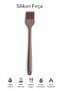 1 Piece of Single Heat Resistant, Fireproof, Non-Stick Silicone Brown Brush