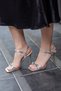Lusi̇ Ankle Strap Buckle Detailed Heeled Shoes - 3