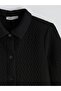 Lcw Grace Shirt Collar Textured Women's Robe - 5