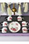 6-Person Porcelain Turkish Coffee Cup - 4