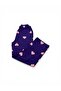 Girl's Purple Colorful Heart Patterned Cotton Short Sleeve Pajama Set - 5