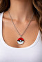 Pokemon Poke Ball Anime Necklace Silver Color 60cm Chain Unisex Adult - 2