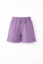 Girl's Bermuda Shorts with Elastic Waist and Double Legs