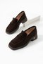 Azura Genuine Leather Suede Brown Casual Women's Loafer Shoes - 2