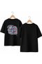 Patterned Fiil V1 Printed 100% Cotton Oversize Loose Regular Fit Crew Neck T-Shirt