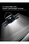 Solar Emergency Charging Lamp HL-0087, Portable LED Light with Flower Design Base, Black - 2