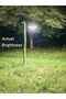 Solar Emergency Charging Lamp HL-0087, Portable LED Light with Flower Design Base, Black - 3