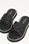 Black Women's Slippers Pc-7897