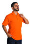 Company-Specific Printed Open-End Polo Collar T-Shirt with Pockets - 2