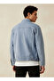 Men Flap Pocket Trucker Jacket - 4