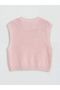 Lcw Kids White Girls' Knitwear Sweater and Shirt with Bow Detail - 3