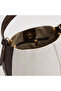 حقيبة كتف نسائية من القماش البني - 2