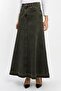 Women's a Form Green Denim Skirt