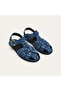 Women's Blue Studded Detailed Sandals