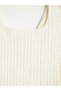 Lcw Kids White Square Collar Girl Dress - 5