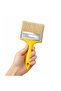 Yellow Handle Cutting Paint Brush Paint Trowel Cutting Brush 100 mm 4 Inch Brush (1 Piece) No:5 - 4