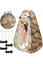 Portable Changing Tent Camouflage Foldable Privacy Shower Toilet Outdoor Camping Tent