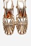 Wilda Gold Women's Thick Heeled Shoes - 2