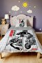 Time's Race Patterned Single Duvet and Pillowcase - 2