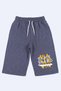 3-Piece Printed Detailed Wide-Legged Pocketed Boys' Capri Pants - 2
