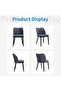 Dining Chairs Set of 2, Modern Upholstered Velvet Side Chairs with Padded Seat & Sturdy Wood - 4