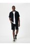 Fabric Shorts Slim Fit Chino Buttoned Folded Hem Pocket Detail