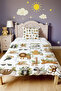 Cheerful Forest Patterned Single Duvet and Pillowcase - 2