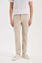 Beige Slim Fit 5 Pocket Sports Pants - 2