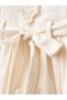 Triangle Collar Cotton Crinkle Girls' Dress - 4
