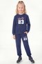 3-Piece Girls' Crew Neck Various Printed 6-Piece Tracksuit Set - 4