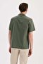 Khaki Comfort Fit Classic Collar Short Sleeve Shirt - 4