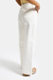 Women's Off-White 7S6-101 Wide Leg High Waist Elastane Fabric Denim Jeans - 6