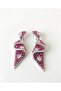 fuchsia Prism Drop Earrings - 2