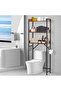 Over The Toilet Storage Rack, 3-Tier Space-Saving Freestanding Bathroom Organizer Shelf with