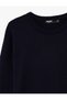 Regular Fit Long Sleeve Crew Neck Basic Knit Sweater - 5