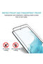 [2PCS] Samsung Galaxy S22 PLUS Screen Protector 6.6 Inch - 3