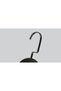 Wooden (Black Nickel Hook) Bar Hanger for Shirts and Trousers, Black Color, 12 Pieces - 3