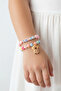 2-Piece Beaded Bracelet with Girl Figure