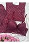 Women's 100% Cotton Breathable Short Sleeve Pajama Set with Underwear - 3