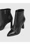 Moss Genuine Patent Leather Women's Black Heeled Boots - 2