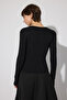 Snap-Fasten Viscose Bodysuit - 4