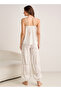 Pyjama Set Spaghetti Strap Top & Trousers Cotton - 3