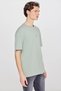 L2520302306 Turquoise Men's Mid Logo Loose Fit Crew Neck T-Shirt - 2