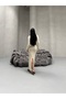 Knitwear Crop Sweater and Slit Long Skirt Set - 8